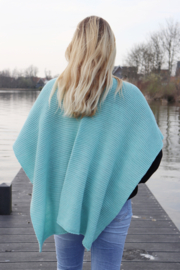 PONCHO 'GINA' | TURQUOISE