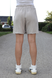 KORTE BROEK 'KATOEN' | BEIGE