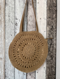 STRANDTAS 'ROUND' | TAUPE