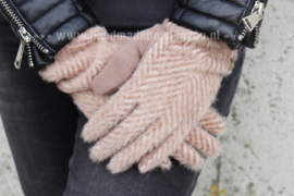 HANDSCHOEN 'PATTERN' | TAUPE