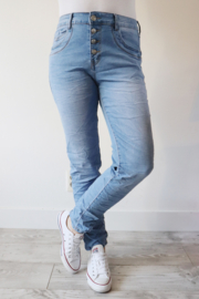 KAROSTAR 'KNOPEN' | LICHT JEANS