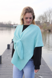 PONCHO 'GINA' | TURQUOISE