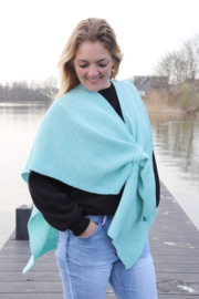 PONCHO 'GINA' | TURQUOISE