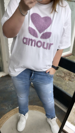 PS T-SHIRT 'AMOUR' | PAARS