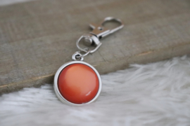 SLEUTELHANGER 'CABOCHON' | ORANJE