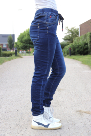 KAROSTAR 'JOGGING KOORD' | DONKER JEANS