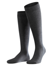 Family Knee - anthracite - katoenen kniekousen Falke, maat 47-50