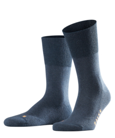 Run - navy - Falke kousen met pluchen comfortzool, maat 35-36