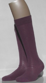 Family Knee - dusty purple - katoenen kniekousen Falke, maat 19-22