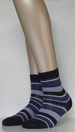 Fashion Stripe - dark marine - Falke kousen, maat 23-26