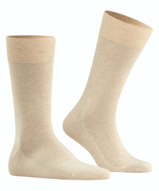 Family - sand - beige, katoenen Falke kousen, maat 43-46