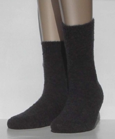 Tender - dark grey - superzachte en warme kousen Falke, maat 35-38