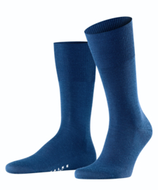 Airport - Royal Blue - klassieke Falke kousen voor heren, maat 39-40