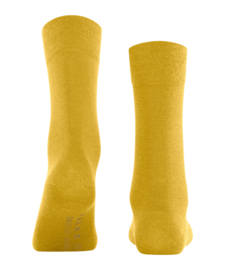 Berlin - mimosa - okergele Falke kousen zonder elastiek, speciaal voor de bloedsomloop, maat 39-42 (dames)