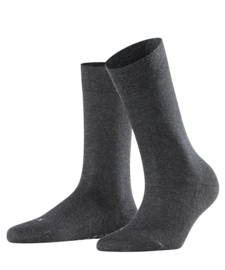 London - anthracite - donkergrijze Falke kousen zonder elastiek, speciaal voor de bloedsomloop, maat 39-42 (dames)