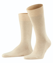 Family - sand - beige, katoenen Falke kousen, maat 39-42 (heren)