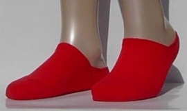 Sneaker Run Invisible - red - Falke sneaker sokjes met dubbele zool, maat 44-45