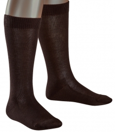 Family Knee - d.brown - katoenen kniekousen Falke, maat 35-38