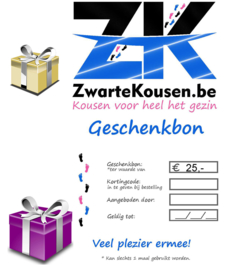 Geschenkbon / Cadeaubon 25€