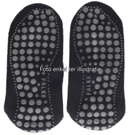 Homepads - asphalt - donkergrijze anti-slip kousen Falke, maat 43-46