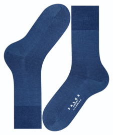 Airport - Royal Blue - klassieke Falke kousen voor heren, maat 43-44