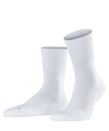 Run - white - witte Falke kousen met pluchen comfortzool, maat 35-36