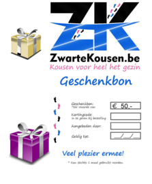 Geschenkbon / Cadeaubon 50€