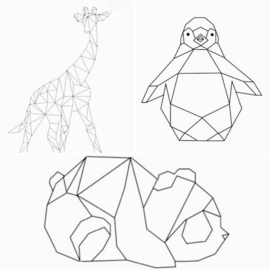 DIY: Origami dieren / geometrische figuren van washi tape