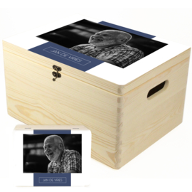 Herinneringskist met liggende foto - memory box om herinneringen in te bewaren