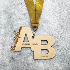 Medaille zwemdiploma A & B