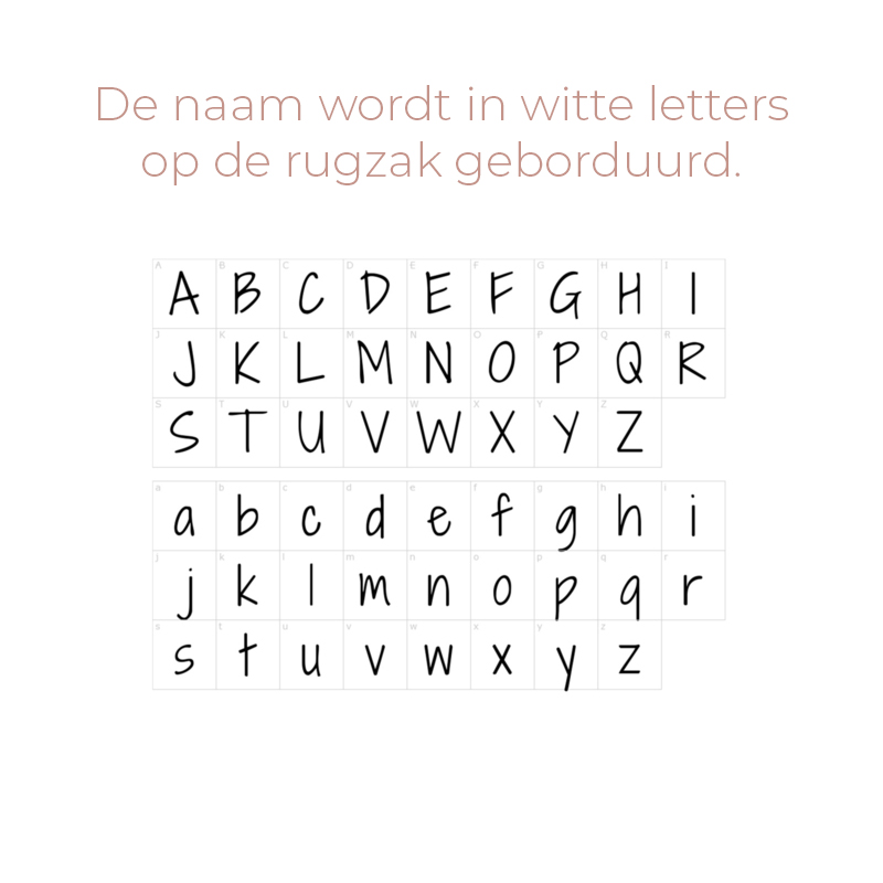 ZEBRA rugzak met naam | Rugzak met zeemeermin print