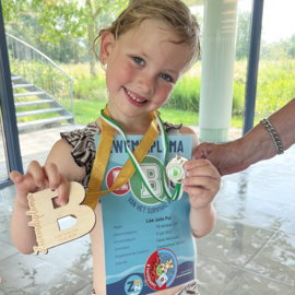 Zwemdiploma medaille: voor de echte zwemkampioen