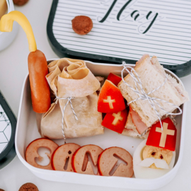 Zes Sinterklaashapjes voor een Sinterklaaslunch of voor bij de borrel!