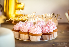 Oh table you are so sweet: sweet table met een gouden randje