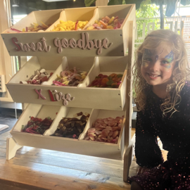 Lize’s 6e verjaardagsfeest met snoepkraam, donutwall, de mooiste schminkcreaties en photobooth-pret