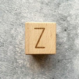 Houten letterblokken | Lettertype 3