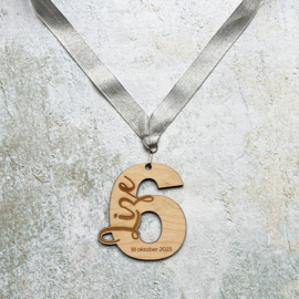 Medaille verjaardagsketting