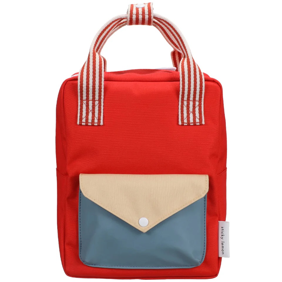 Sticky Lemon rugzak met naam | envelope | red hat