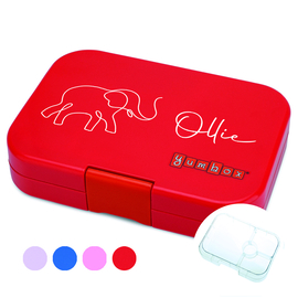 Yumbox Original | Yumbox broodtrommel met naam | Olifant