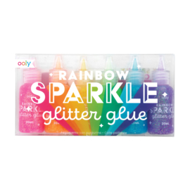 Regenboog glitter lijm  | Ooly