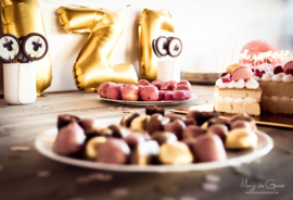 Oh table you are so sweet: sweet table met een gouden randje