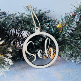 Kerstbal met naam | standaard