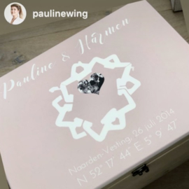 Herinneringskist trouwlocatie | Pauline Wingelaar