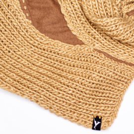 "Scheat" hand knit cowl