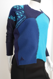 " Ronin " redesign wool/scuba mix sweater