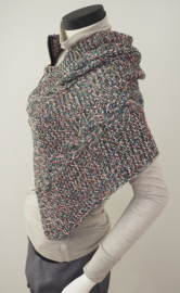 "Wabi-sabi XIX" hand knit cowl