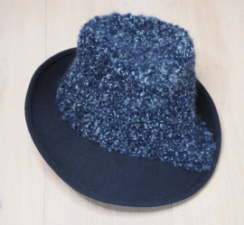 "Ajamu II" wool felt fedora hat