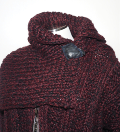 " Alkaia" chunky hand knit long cardigan