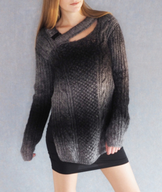 "Hippolyta" handknit long sweater