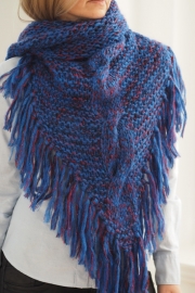 "Trian XXI" handknit shawl